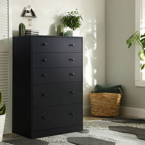Melamine Tall <strong>Thin</strong> Clothes <strong>Chest</strong> <strong>of</strong> <strong>Drawers</strong> Wood Safe for Baby for Baby Clothes - Product Image 5