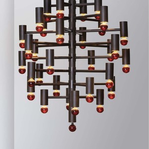 Pouenat Arbre Bulles Chandelier Black E14 <b>Led</b> <b>Lights</b> Switch Control Pendant <b>Light</b> - Product Image 4