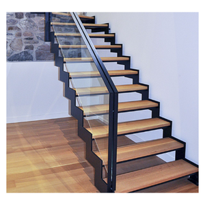 <span class=keywords><strong>Escalier</strong></span> industriel à double poutre, finition acier <span class=keywords><strong>brut</strong></span>, marches perforées, assemblage par boulons, <span class=keywords><strong>escalier</strong></span> modulaire - Product Image 2
