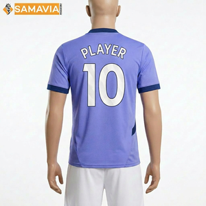 เสื้อฟุตบอลแบบซับลิเมชั่นสั่งทำพิเศษ 100% โพลีเอสเตอร์ พร้อมส่ง ขายส่ง ป้องกันแบคทีเรีย ระบายอากาศได้ดี น้ำหนักเบา คอวี แขนสั้น - Product Image 1