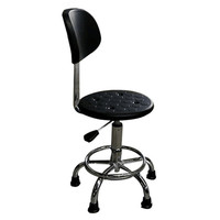 Chaise de bureau industrielle réglable en mousse PU, tabouret en tissu ESD, chaise de laboratoire antistatique, chaise de salle blanche antistatique, chaise ESD sécurisée