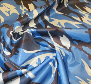 Vải Taffeta 210T 100% Polyester Ngụy Trang Chống Thấm Nước Chất Lượng Cao Với Lớp Phủ Pu Và Bạc Cho Quần Áo Ngoài Trời - Product Image 4