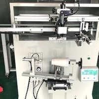 Impresora de pantalla de taza desechable semiautomática, máquina de serigrafía de té de la leche para botellas, tazas, contenedores, taza de café