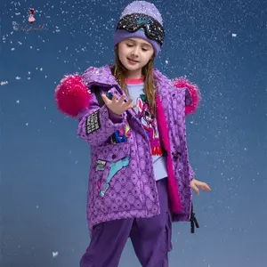 Stilnyashka D-angel Jacket 2024-3 Children's Clothing Luxury Jackets For Kids Girl Outwear Fashion Toddler Girls Jackets
