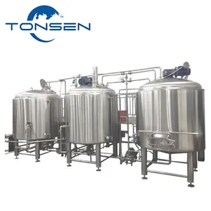อุปกรณ์ผลิตเบียร์แบบครบวงจรสำหรับงานหัตถกรรมในผับผลิตเบียร์1000L 10BBL