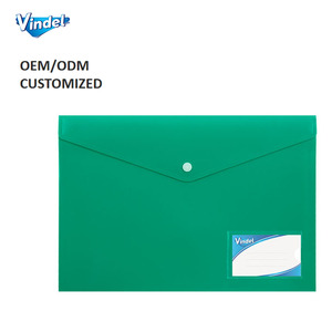 Multi-Functional <strong>A4</strong> Opaque Multicolor <strong>Plastic</strong> Button Document Custom <strong>Folder</strong> for School and <strong>Office</strong> <strong>Filing</strong> - Product Image 1