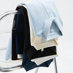 Polo de golf de punto de algodón elástico de alta calidad Super September Polo de negocios de manga corta para hombres - Product Image 2