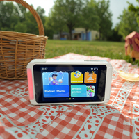 Caméra interactive IA pour enfants avec filtre MP3, en plastique, prend en charge l'extension de carte SD, outil d'apprentissage de l'anglais, des mathématiques et des sciences