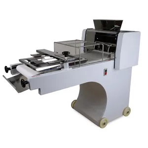 XEOLEO ticari 24 adet/her dakika otomatik hamur Moulder 220W/380V tost ekmeği yapma makinesi 380mm baget Maker