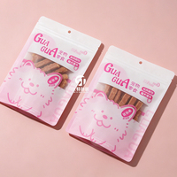 Sacs pour aliments pour animaux de compagnie de qualité alimentaire imprimés sur mesure 1 kg/10 kg |   Emballage mat givré avec fermeture éclair personnalisable pour chewing-gum pour chien