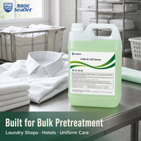 Nettoyant pour cols de vêtements haute capacité 5L, détergent liquide pré-lavage, nettoyage en profondeur, détachant pour poignets et vêtements