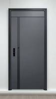 Puerta de Entrada de Seguridad de Acero para Casa, Modelo de Puerta Metálica, Puerta de Acero de Seguridad