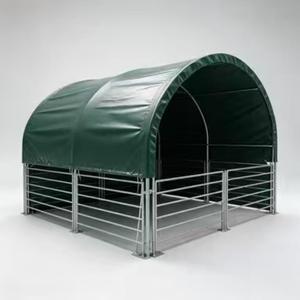 Abri Portable pour Bétail, Chèvres et Chevaux, Tente d'Élevage en Acier Revêtu de PVC, Vente en Gros Usine - Product Image 2