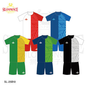 סיטונאי מחיר סביר כדורגל רגיל ללבוש גברים כדורגל גברים כחול חולצת כדורגל לבן מבוגרים - Product Image 5