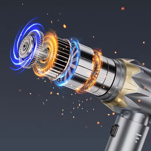 Aspirateur de voiture sans fil 3-en-1 sans balais 20000Pa, 6000mAh, portable, avec souffleur <span class=keywords><strong>d</strong></span>'<span class=keywords><strong>air</strong></span>, idéal pour le nettoyage automobile et domestique - Meilleure vente - Product Image 4