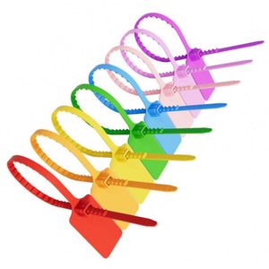 Precintos de Seguridad de Plástico para Extintores, Etiquetas de Seguridad en Blanco, Precintos Desechables Autoblocantes, Precintos para Camiones, Regalo Promocional - Product Image 2