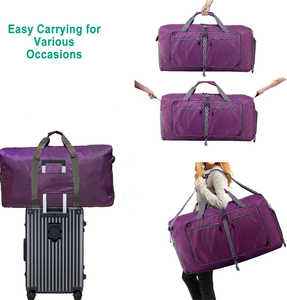 60L große faltbare wasserdichte Sporttasche Reisetasche über Nacht - Product Image 4