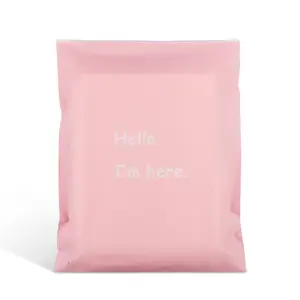 Пользовательский печатный логотип hdpe ldpe pp cpe матовый розовый слайдер застежка-молния пластиковая одежда нижнее белье бикини упаковка Пакеты на молнии