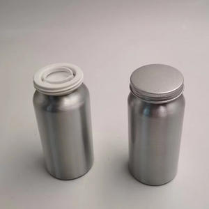 Récipient en aluminium pour vitamines Emballage de supplément Pot en aluminium Bouteille ronde en métal pour comprimés de pilules chimiques - Product Image 4