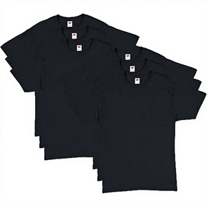 T-shirt en coton 100% de haute qualité 250 g/m², logo personnalisé, t-shirt uni surdimensionné pour hommes - Product Image 4