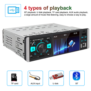 4051 4.1 inch 1din xe Stereo đài phát thanh xe phương tiện truyền thông MP5 Máy nghe nhạc với màn hình - Product Image 5