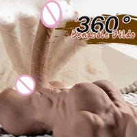 Poupée demi-corps réaliste pour hommes, poupée transgenre, jouet sexuel pour adultes