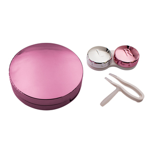 Estuche para <span class=keywords><strong>Lentes</strong></span> <span class=keywords><strong>de</strong></span> <span class=keywords><strong>Contacto</strong></span> <span class=keywords><strong>de</strong></span> Plástico <span class=keywords><strong>de</strong></span> Alta Calidad con Orificios <span class=keywords><strong>de</strong></span> Ventilación, Diseño Simple, Patrón Sólido, Solución <span class=keywords><strong>de</strong></span> Almacenamiento Ligera que Mantiene el Interior Seco - Product Image 5