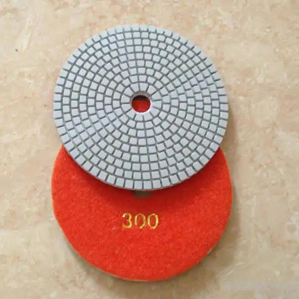 Diamond Abrasive Polishing Pads 3 Inch 4 Inch Stone Wet Polishing Disc 7 Steps Flexible Polishing Wheel 10PCS