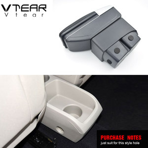 Accoudoir en cuir de qualité garantie, caisse de rangement intérieure à filetage rouge, ABS, repose-bras, accessoire pour voiture <span class=keywords><strong>Ford</strong></span> <span class=keywords><strong>Fiesta</strong></span> 3 MK7, magasin central - Product Image 2