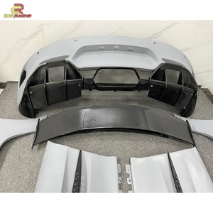 ชุดแต่งตัวถังคาร์บอนไฟเบอร์ครึ่งคันสไตล์ GTR พร้อมสปอยเลอร์กันชนสำหรับ AMG GT GTC GTS ปี 2017-2019 - Product Image 6