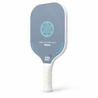 Ensemble de raquettes de pickleball en fibre de verre 10,5 mm, forme standard dégradée en nid d'abeille, 0 trous, 220g, sports de plein air, ODM OEM
