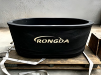Creuset en graphite SiC Rongda A350 : Pot de fusion à longue durée de vie pressé isostatiquement pour la fusion de l'aluminium, du cuivre et de l'or à 1600°C