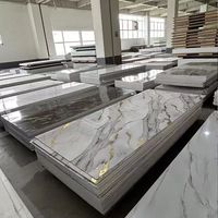Panneau souple pour la décoration de bâtiments commerciaux, panneau mural en marbre UV, revêtement mural Mu ha, panneau mural pour salle de bain