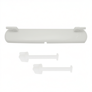 Bisagra Unibox para inodoro modelo Vulcan, blanca, 19 cm de ancho, 18 cm de alto, 1 cm de largo, pieza de repuesto para asiento de inodoro - Product Image 3