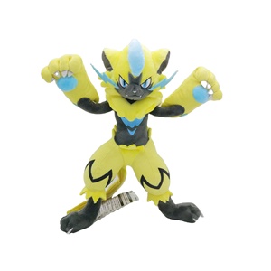 Jouets en peluche Pokémon mythiques de type électrique de 25 à 32cm Poupée en peluche douce Zeraora avec étiquettes pour enfants - Product Image 2