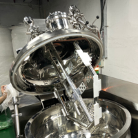 Ligne de production de mayonnaise ZT 200L avec homogénéisateur, mélangeur, émulsifiant pour sauces, pâte de chili, ketchup et machine de séchage avec moteur central