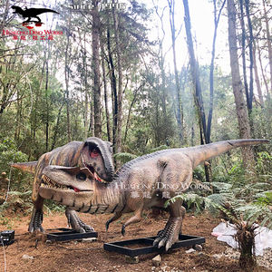 HL-AD-Jurassic Theme Park Outdoor Animatronic Dinosaur T-rex Fight - Product Image 4