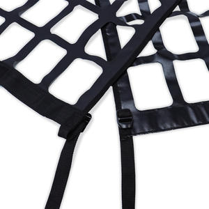 JDM, tamaño completo, 153cm x 46cm, Red de portón trasero de carga para camionetas, cama, ajuste Universal, accesorio Exterior negro resistente - Product Image 6