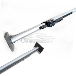 Barra Estabilizadora de Carga Ajustable de Aluminio/Acero de Alta Resistencia de 93"-107" en Plata/Negro para Control de Carga - Product Image 3