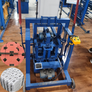 Wholesale Small Manual Mobile Concrete Brick Making <b>Machine</b> Hot Selling Hollow Blocks Factory with Motor Core Components - Product Image 1
