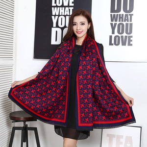 Sciarpa di Lusso Reversibile da Viaggio, Sciarpa Invernale Calda Oversize <span class=keywords><strong>in</strong></span> Cashmere, Sciarpa Lunga a Doppia Faccia con Nappe per Donna - Product Image 5