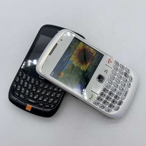 Miễn phí vận chuyển cho Blackberry đường cong 8520 màu đen rất giá rẻ QWERTY gốc cổ điển đơn giản thanh di động điện thoại di động qua đường bưu điện - Product Image 5