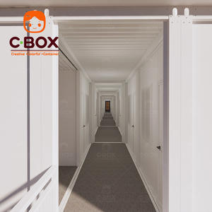 Cbox, maison conteneur préfabriquée écologique, modulaire, détachable, camp de travail, dortoir mobile, bureau, structure en acier, résistant au vent - Product Image 6