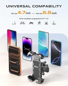 Support <span class=keywords><strong>de</strong></span> téléphone modifié en silicone durable pour ATV <span class=keywords><strong>et</strong></span> <span class=keywords><strong>moto</strong></span>, prise en charge sécurisée, anti-chute, taille 4.7-4.8 - Product Image 5