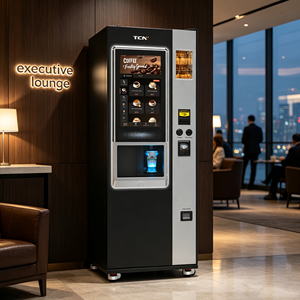 เครื่องจำหน่ายกาแฟอัตโนมัติ 24/7 สำหรับธุรกิจ พร้อมฟังก์ชั่นทำกาแฟคาปูชิโน อเมริกาโน และกาแฟระดับมืออาชีพขนาด 64 มม. - Product Image 4