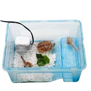 Wholesale PP Box Reptile Breeding Box Terrarium Basking Cage Turtle Habitat Tank for <strong>Tortoise</strong> <strong>House</strong> - Product Image 1
