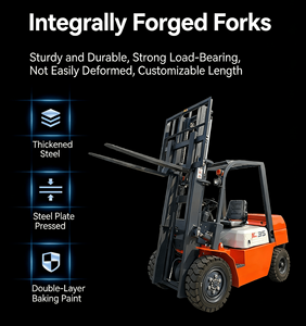 High Quality 3 Ton Diesel <strong>Forklift</strong> <strong>Warehouse</strong> <strong>Forklift</strong> for Farm Construction Projects - Product Image 5