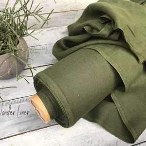 Venta al por mayor orgánico 100% tela de lino natural 115 '' / 292 cm ancho extra estilo europeo Metro niñas/niños vestidos ropa de cama - Product Image 1