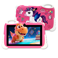 Nouvelle Tablette Enfant 7 Pouces Couleurs Vives Portable HD Quad Core Processeur MTK 2 Go Mémoire 32 Go Stockage Android 12 Éducative Wi-Fi