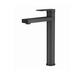 lavabo de salle de bain en laiton <span class=keywords><strong>mitigeur</strong></span> de lavabo pour salle de bain en céramique contemporaine noire de haute qualité - Product Image 1